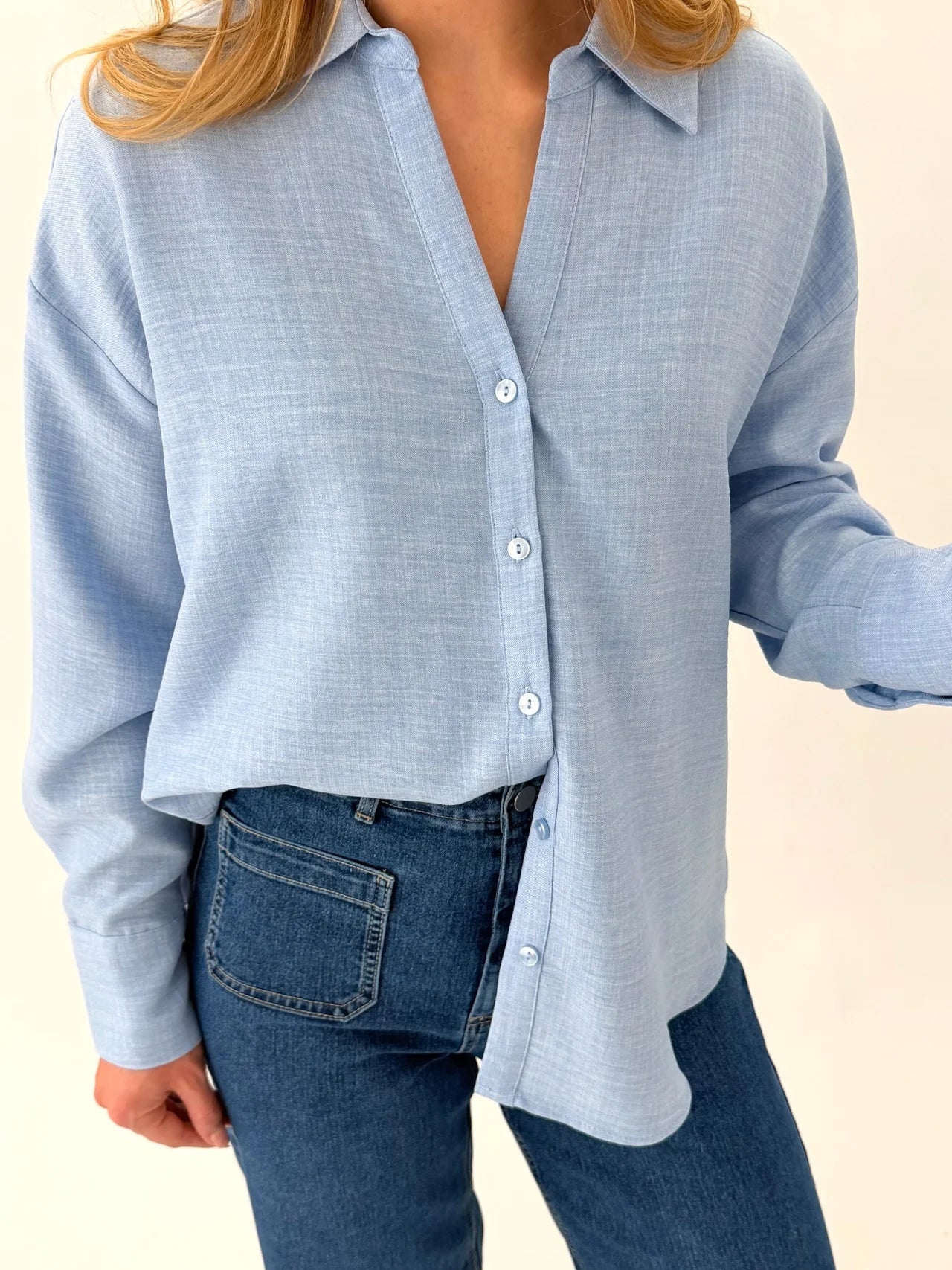 VMMELANEY Shirt - Chambray Blue